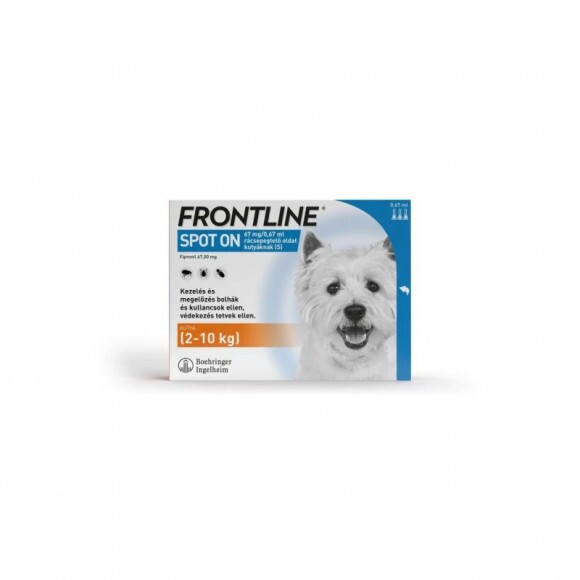 Frontline spot on S kutya 2-10 kg 3x