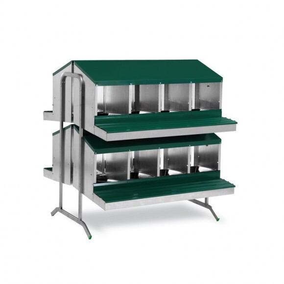 GAUN Battery tojófészek gyűjtőtálcával, 16 rekeszes