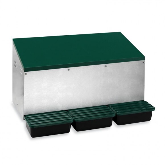 GAUN Kültéri tojófészek, 3 rekeszes