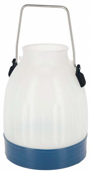 KERBL Műanyag sajtár, áttetsző, 30 literes, kék, 143 mm