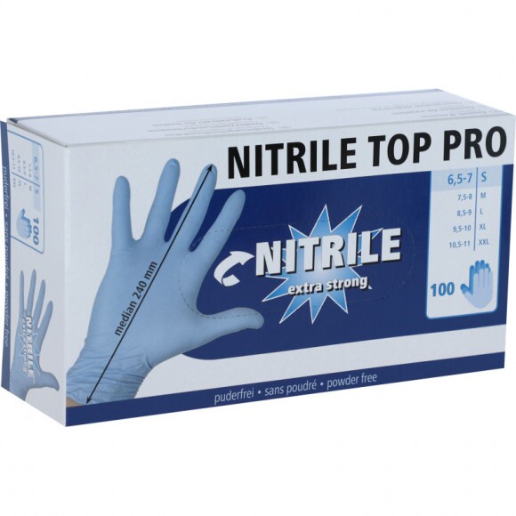 KERBL Nitrile Top Pro Eh kesztyű 9.5-10/XL 100 db kék