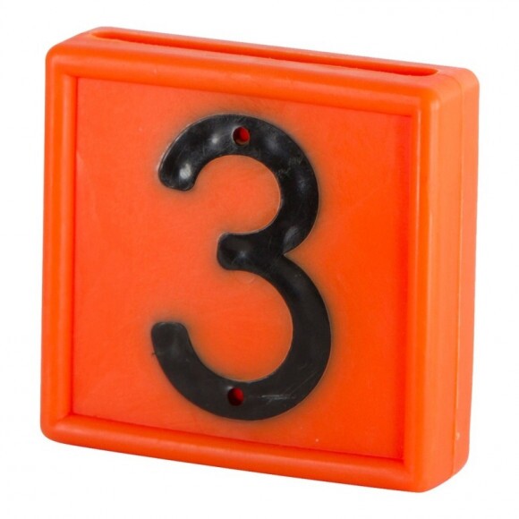 KERBL Jelölőszám 10db/csomag, narancssárga, 3