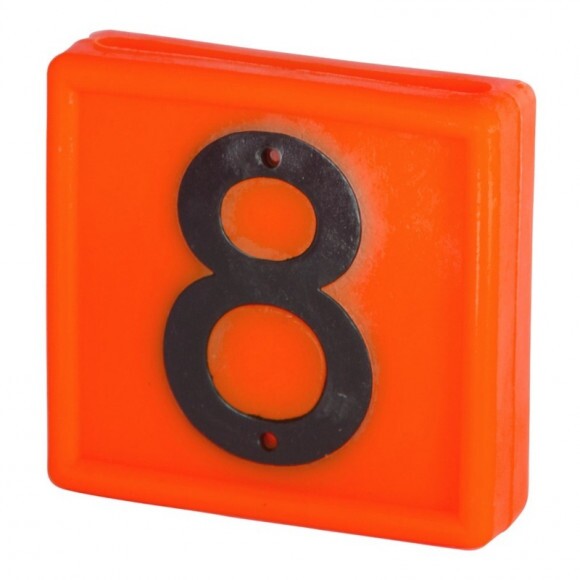KERBL Jelölőszám 10db/csomag, narancssárga, 8