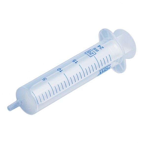 KERBL Egyszerhasználatos fecskendő 20ml Luer Slip steril, 100 db/cs, 2 részes