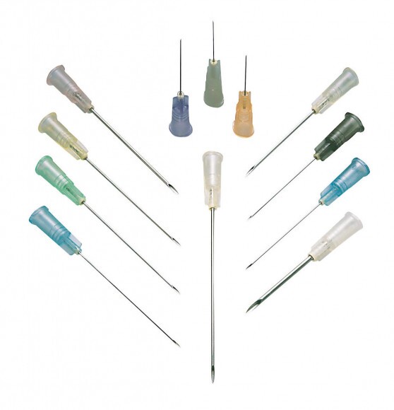 KERBL Egyszerhasználatos tű, 0,6x25mm LL 100 db/cs (23G x 1