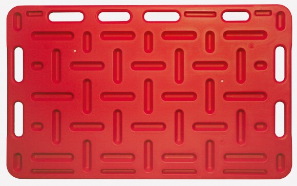 KERBL Állatterelő Lap Műanyag 126x76cm Piros