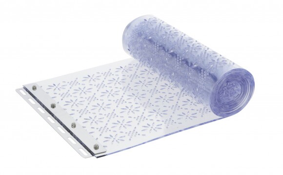 KERBL Cserefüggönycsík, felszerelt, 30 cm, légytávoltartó függönyhöz