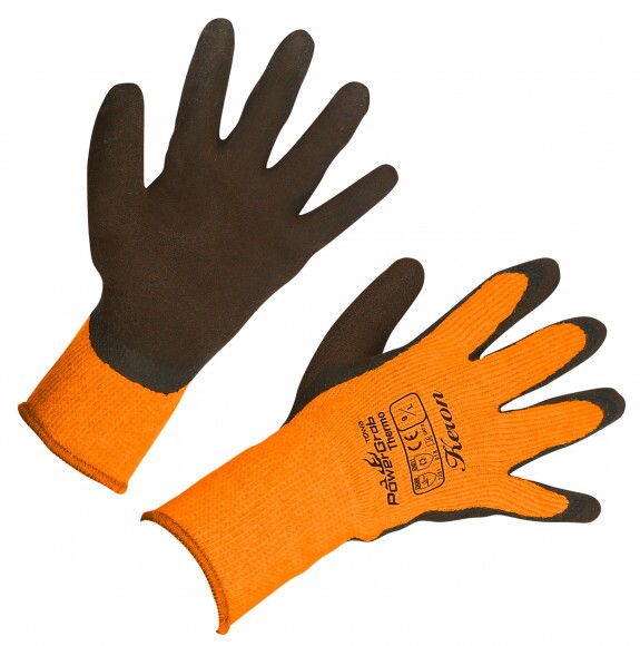 KERBL PowerGrab Thermo téli kesztyű, 8, narancs
