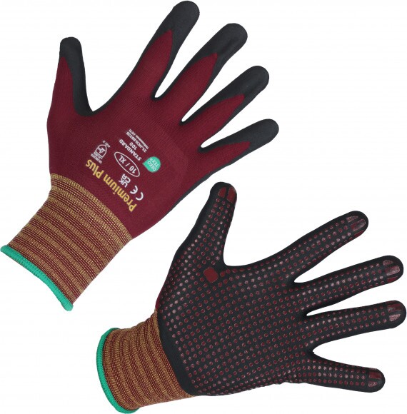 KERBL Premium Plus nylon finom kötött kesztyű, 7