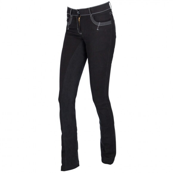KERBL BasicPlus női telibőrös jodhpur, fekete, 36
