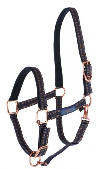 KERBL Royal kötőfék kék/caramel, Xfull