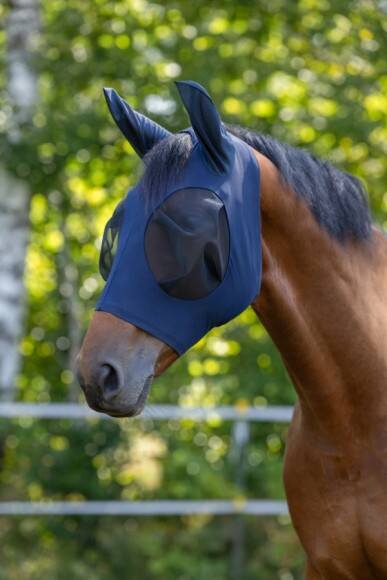 KERBL FinoStretch légymaszk fekete, Pony