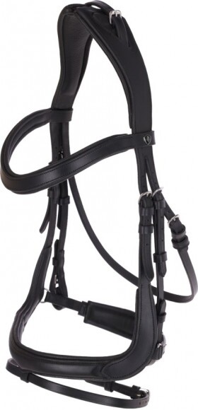 KERBL Anatomic kantár, fekete, Cob