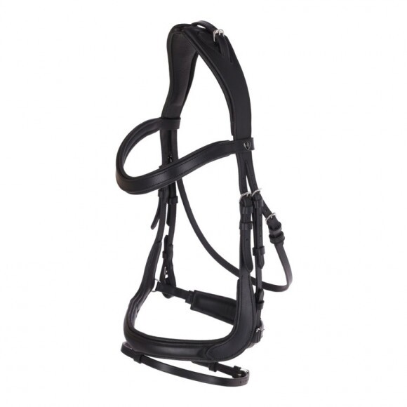 KERBL Anatomic kantár, fekete, Cob