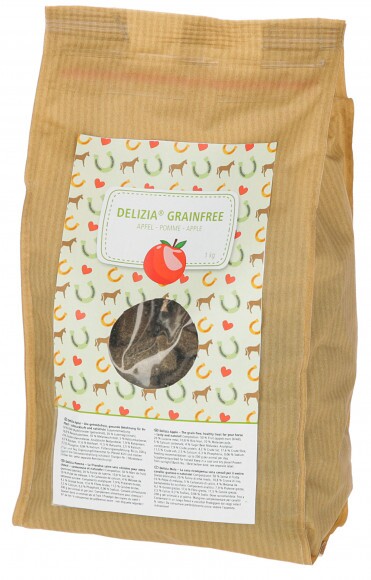 KERBL Delizia almás jutalomfalat, gabonamentes, 1 kg