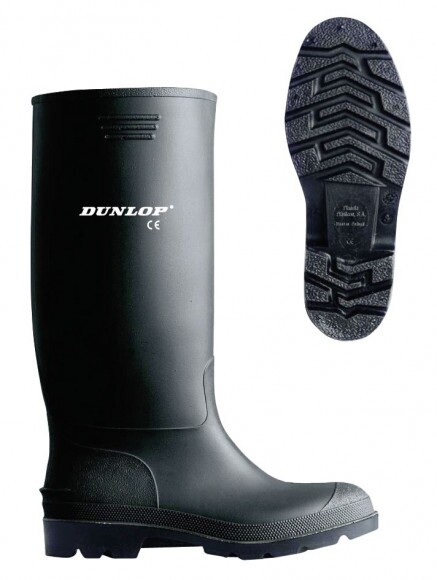 KERBL Gumicsizma Fekete Dunlop Pricemastor 38-as