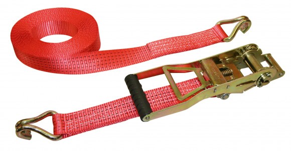 KERBL Rögzítőheveder piros 8m/50mm, teherbírás 2500/5000kg