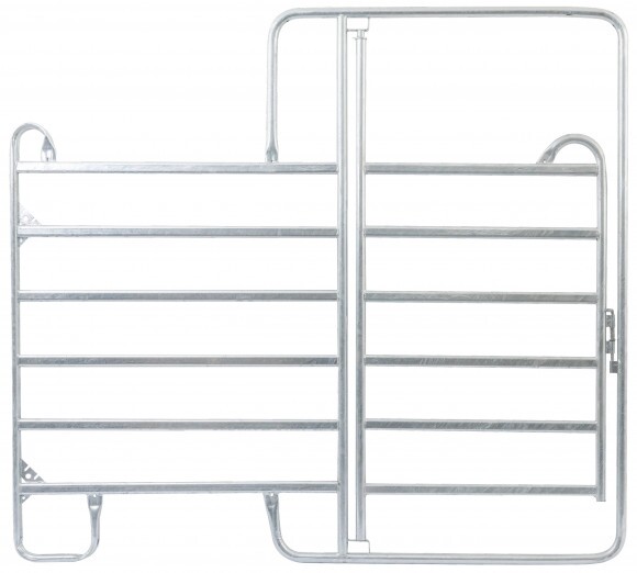 KERBL Kerítéselem 2,4 m x 1,6 m kapuval