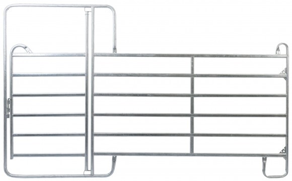 KERBL Kerítéselem 3,6 m x 1,6 m kapuval