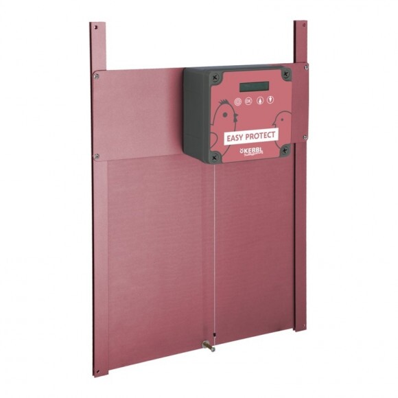 KERBL EasyProtect Automata ajtó tyúkólhoz rózsaarany, vezérléssel