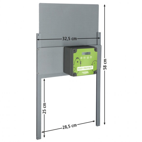 KERBL EasyProtect Automata ajtó tyúkólhoz vezérléssel