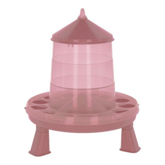 KERBL Baromfi önetető lábakkal, rózsaszín, 2,4 L/ 2 kg