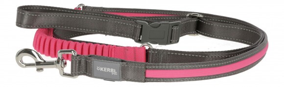 KERBL Light&Reflex jogging hosszú pórz, 25 mm, 250 cm, rózsaszín
