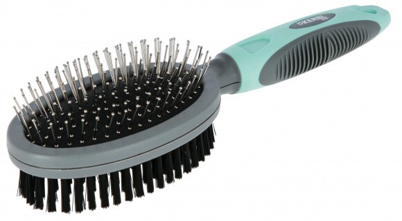 KERBL Ovális duplakefe, 24 cm