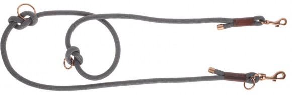 KERBL Monte Carlo póráz, barna-szürke, 12 mm x 200cm