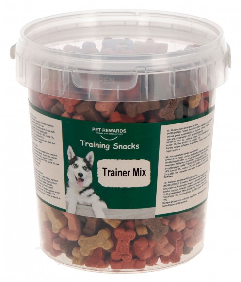 KERBL Pet Rewards Trainer Mix jutalomfalat, vödörben 500 g