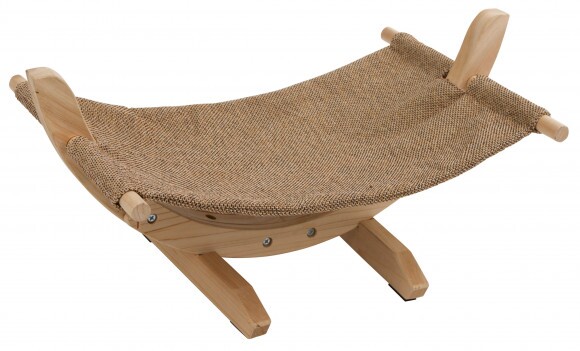 KERBL Siesta 2.0 pihenőágy, barna, favázas, 61x37x29 cm