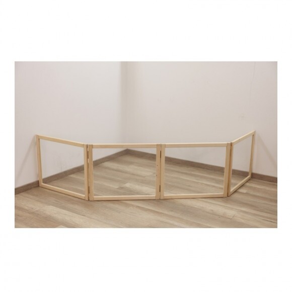KERBL Beltéri térelválasztó/futó 4 elem, 58 x 48 cm