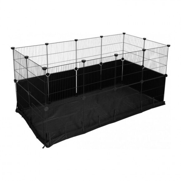 KERBL Hoppla 24 részes nyúlkarám nylon alappal 144x72x72 cm