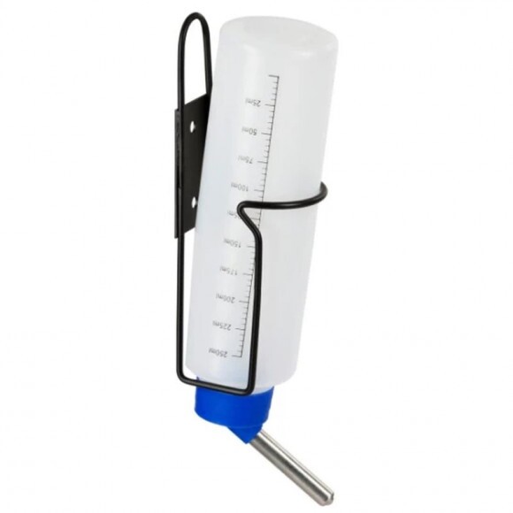 KERBL Golyós itatópalack tartóval, 250 ml