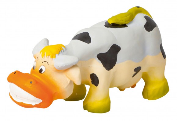 KERBL Gumijáték tehén 17 cm
