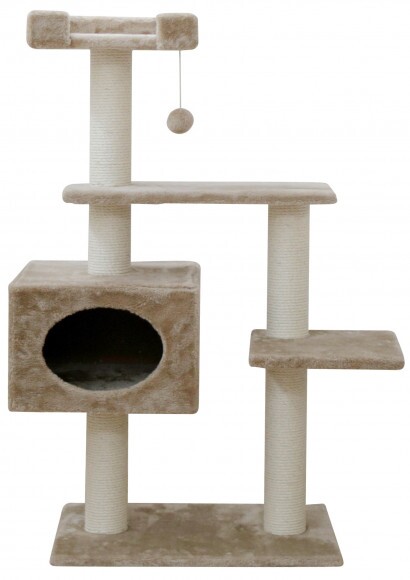 KERBL Emmy kaparóoszlop, bézs, 58x38x121 cm