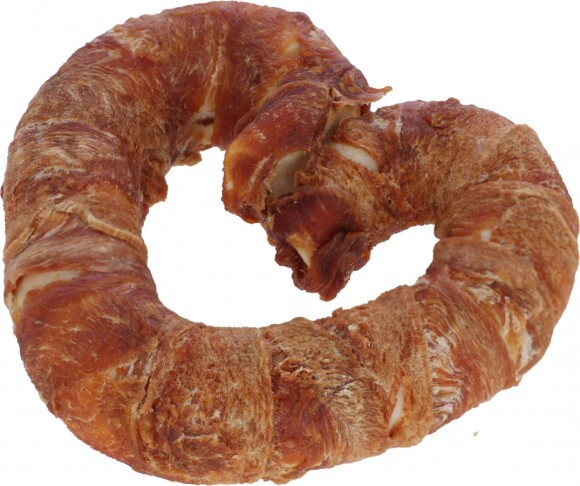 KERBL Nyers marhabőr rágócsont, szív, 12cm/70g
