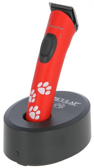 Akkurata akkumulátoros nyírógép, piros