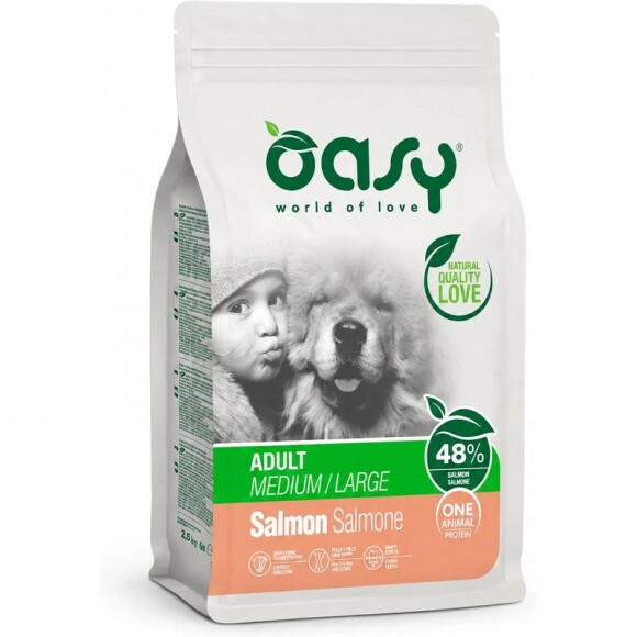 Oasy Dog OAP Adult Medium/Large Salmon 2,5kg