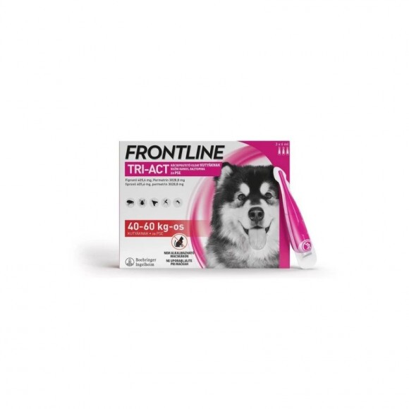 Frontline Tri-Act kutya XL 40-60 kg 3x