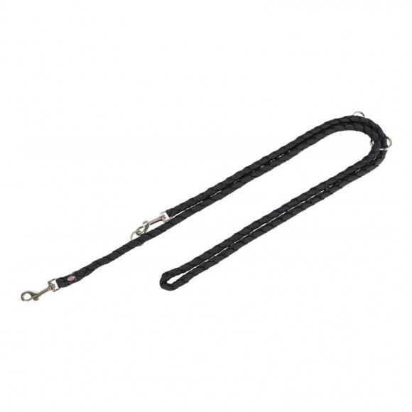 Trixie Cavo hosszabbítható póráz S–M 2m/12 mm fekete