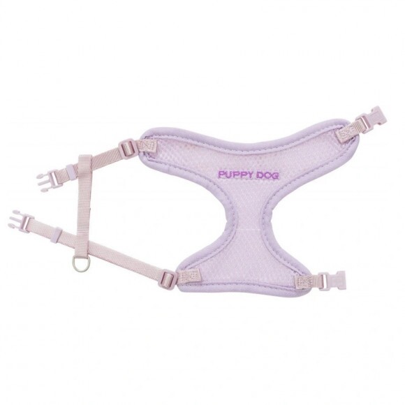 Trixie Junior Puppy Soft Szett Hám+póráz 26–34 cm/10mm 2m világos lila
