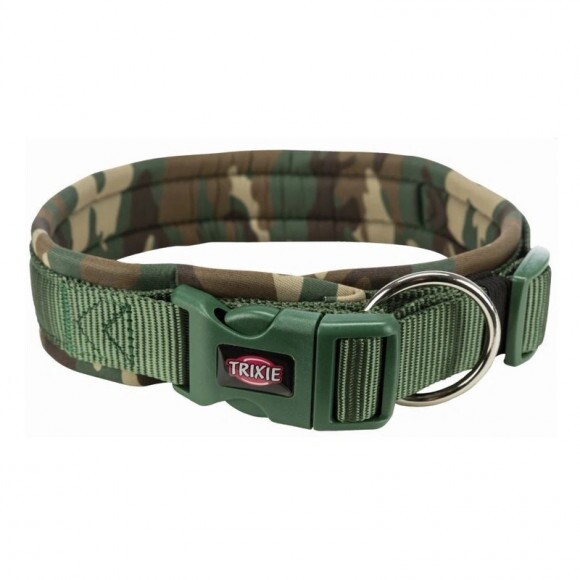 Trixie Nyakörv Prémium Neoprém L 49–55 cm/25mm Terepszínű