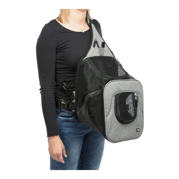 Trixie Szállítótáska Savina 30x33x26cm Fekete/Szürke