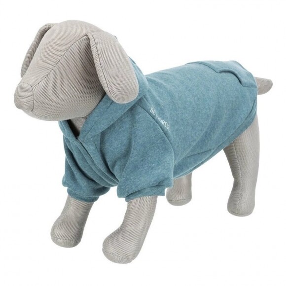 Trixie Kutyaruha BE NORDIC Flensburg Pulóver, Kapucnis M 45cm Olajkék