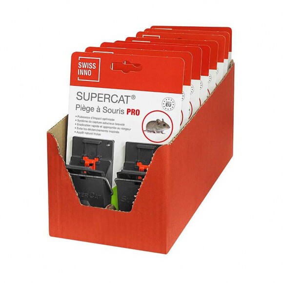 Supercat műanyag egérfogó 8 x 2 db