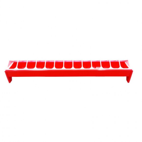 Baromfietető vályú műanyag 75cm narancs/fehér AR