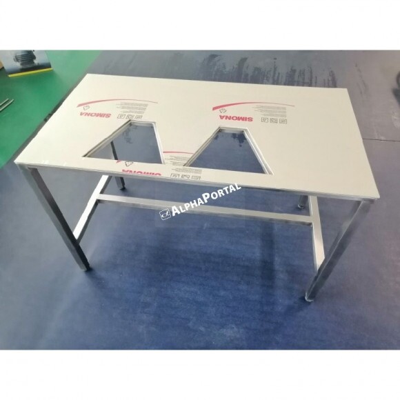 Vizsgálóasztal, ultrahangos, fix lábas 130x70x80cm