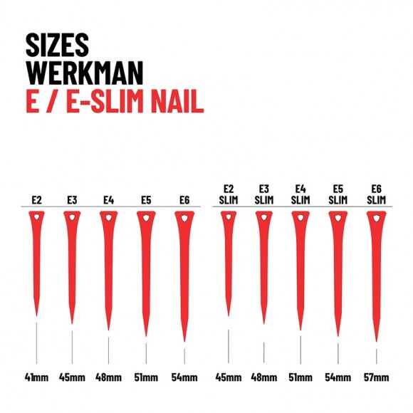 WERKMAN patkószeg  E 2 / 250db ( 41 mm )