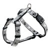 Trixie Hám Reflect Fényvisszaverő Tappancsos Szürke/Fekete L-Xl 75-100cm/25mm TRX12234